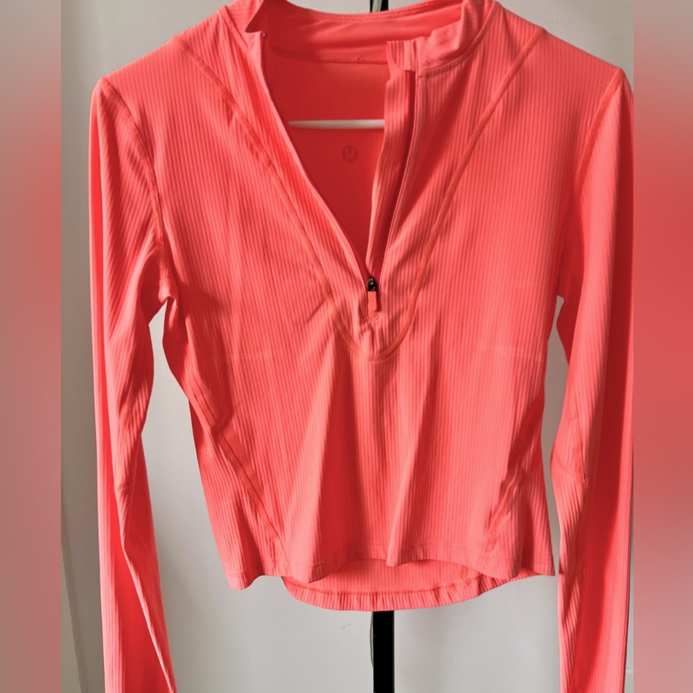 Lululemon half zip crop